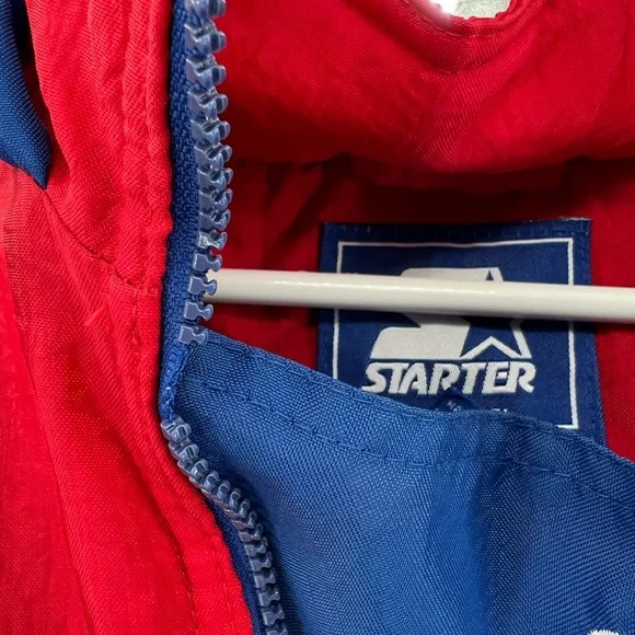 KU University of Kansas VTG Starter jacket coat pullover puffer sports outdoor - Picture 6 of 15